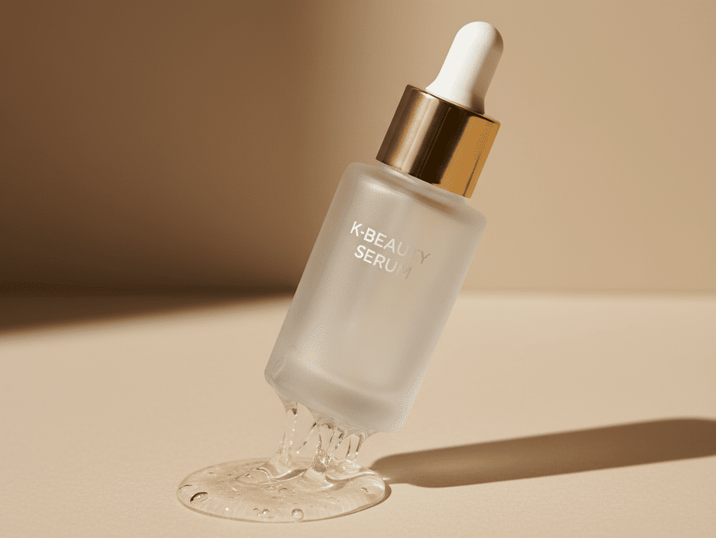 A clean, warm-toned photo of the serum, showing its famous viscous texture, representing the successful COSRX Amazon strategy.